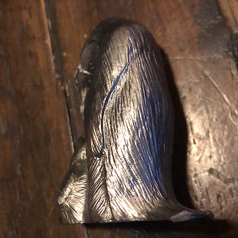 Signed Michael Ricker Pewter Penguin Parent & Chick - Picture 6 of 10
